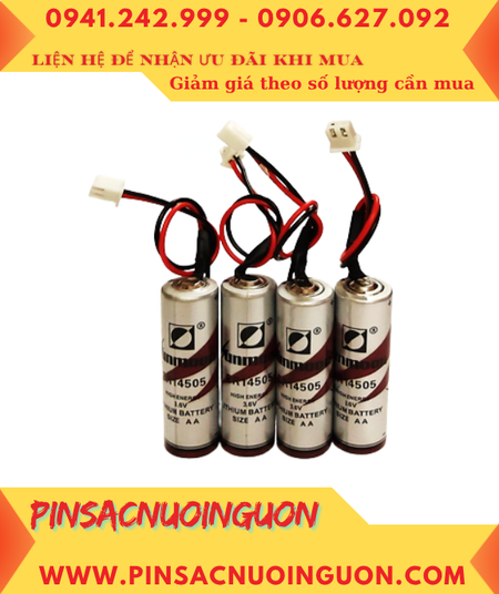 Sunmoon ER14505 (Loại có ZẮC CẮM), Pin nuôi nguồn Sunmoon ER14505 lithium 3.6v AA 2600mAh