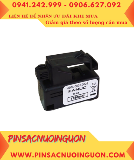 FANUC A98L-0031-0028; Pin nuôi nguồn FANUC A98L-0031-0028 chính hãng, Xuất xứ NHẬT