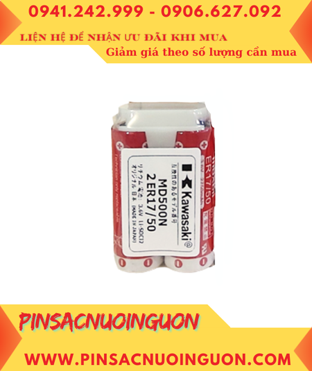 Kawasaki MD500N (Zắc đen, Mũ chụp), Pin nuôi nguồn Kawasaki Robot MD500N lithium 3.6v (X.xứ Nhật)