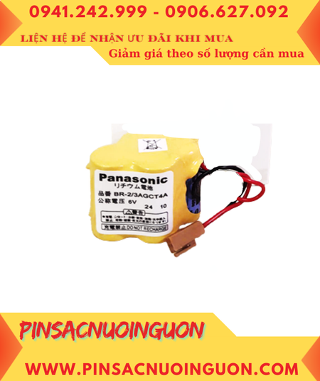 Fanuc BR-2/3AGCT4A, Pin nuôi nguồn Fanuc BR-2/3AGCT4A lithium 6.0v 2900mAh, Xuất xứ Nhật