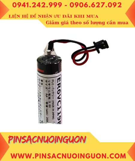 Mitsubishi ER6VC119B; Pin nuôi nguồn Mitsubishi ER6VC119B lithium 3.6v AA 2000mAh _Xuất xứ Nhật