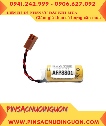 Fanuc AFP8801, Pin nuôi nguồn Fanuc AFP8801 lithium 3V 1200mAh chính hãng/Xuất xứ NHẬT