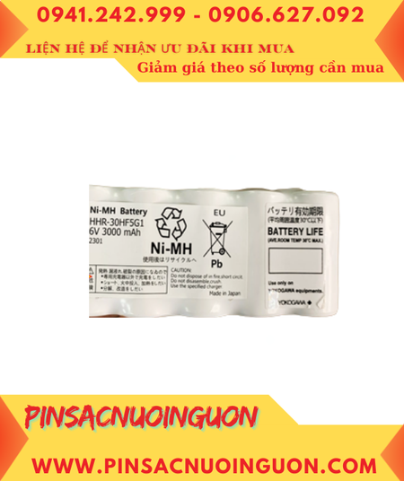 YOKOGAWA HHR-30HF5G1 ; Pin sạc NiMh 6.0v 3000mAh nuôi nguồn YOKOGAWA HHR-30HF5G1 chính hãng