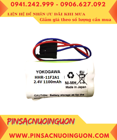 Yokogawa HHR-11F2A1; Pin sạc NiMh 2.4v 1100mAh nuôi nguồn Yokogawa HHR-11F2A1 _Xuất xứ Nhật