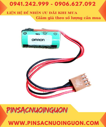 Omron C200H-BAT09; Pin nuôi nguồn PLC Omron C200H-BAT09 3.0v 1800mAH chính hãng /Xuất xứ NHẬT