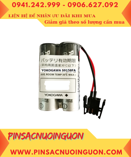 YOKOGAWA S9158FA; Pin nuôi nguồn YOKOGAWA S9158FA 3.6v 5400mAh (2viên ghép đôi) _Xuất xứ Nhật