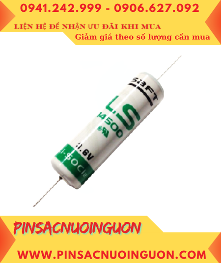 Pin Saft LS14500 _Pin LS14500; Pin nuôi nguồn PLC Saft LS14500 lithium 3.6v AA 2600mAh _Xuất xứ Pháp