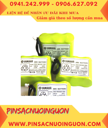 KS4-M53G0-102, Pin nuôi nguồn YAMAHA KS4-M53G0-102 Pin sạc 3.6v 2000mAh (Xuất xứ NHẬT)