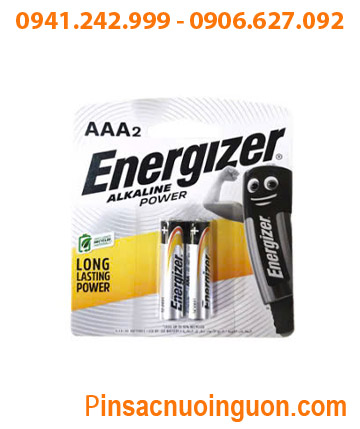Energizer E92-BP2, Pin AAA 1.5v Energizer E92-BP2, LR03 Alkaline Power (Singapore) /MẪU MỚI