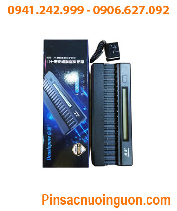 DoublePow DP-K20 _Máy sạc pin AA NiMh (20 khe sạc-lần sạc được 20viên, màn hình LCD), B.hành 06tháng