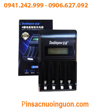DoublePow K98B, Máy sạc pin AA, AAA DoublePow K98B (Màn hình LCD, Sạc được 2-4 pin, Tự Ngắt khi pin đầy)
