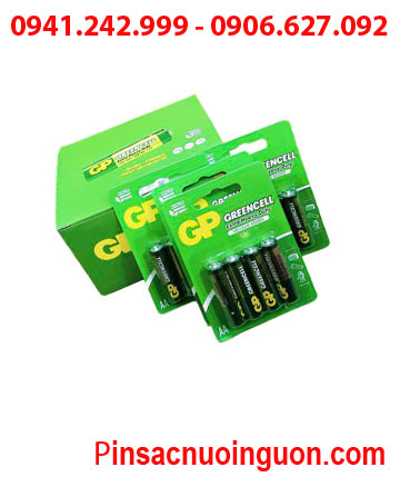 COMBO 1hộp 18vỉ=72viên (Loại vỉ 4viên) Pin AA 1.5v GP GreenCell 15G-2U4 /R6 Extra Heavy _Giá 432.000đ /HỘP