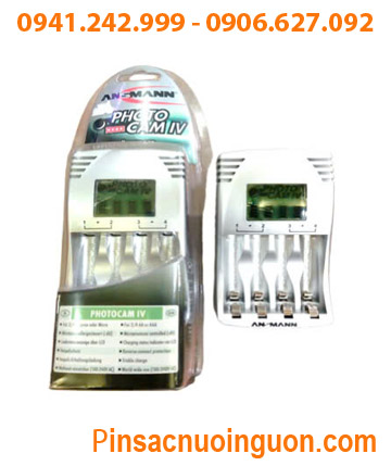 PhotoCam IV; Máy sạc pin AA-AAA Ansman PhotoCam IV _có màn hình LCD_Sạc 2-4 pin AA-AAA
