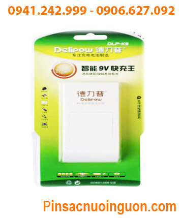 Delipow DLP-K9; Máy sạc pin 9v Delipow DLP-K9 _sạc 1-2 pin _tự ngắt điện sạc đầy