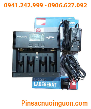 Powerline 5Pro; Máy sạc Ansman Powerline 5Pro _ Sạc pin AA-AAA-C-D-9v _Có màn hình LCD _Đo dung lượng pin