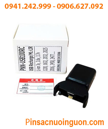 PNN-USB100RC Sạc pin Đồng xu dòng pin sạc ML & LR 2032, 2025, 2016, 1220, 1632, 2477, 2450