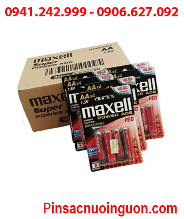 COMBO 01hộp=96viên Pin AA 1.5v Maxell R6P(AR)/SUM-3/4P Power ACE _Giá chỉ 285.000/Hộp 96viên