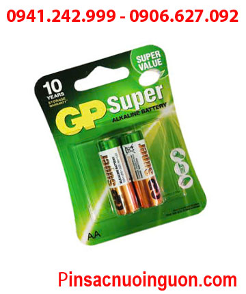 GP 15AUOP-U2; Pin AA 1.5v GP 15AUOP-U2 Super Alkaline (MẪU CŨ-hãng ngưng sản xuất)