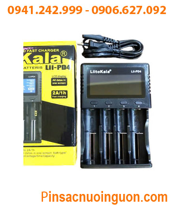 LiitoKala Lii-PD4, Máy sạc Pin và đo dung lượng Pin LiitoKala Lii-PD4 (Sạc 4 pin và đo Pin Lithium Li-ion và NiMh)