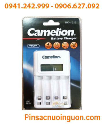 Máy sạc pin Camelion BC-1012 _04khe sạc Nhanh 6giờ _có màn hình LCD _tự ngắt điện khi pin sạc đầy
