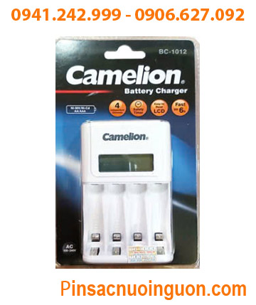 Máy sạc pin Camelion BC-1012 _04khe sạc Nhanh 6giờ _có màn hình LCD _tự ngắt điện khi pin sạc đầy