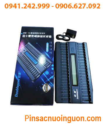 DoublePow DP-K20 _Máy sạc pin AA NiMh (20 khe sạc-lần sạc được 20viên, màn hình LCD), B.hành 06tháng