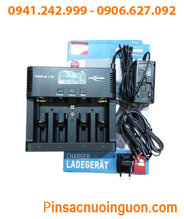 Máy sạc Ansman Powerline 5Pro _ Sạc pin AA,AAA,C,D,9v _màn hình LCD _Đo dung lượng PIN _tự tắt khi sac đầy