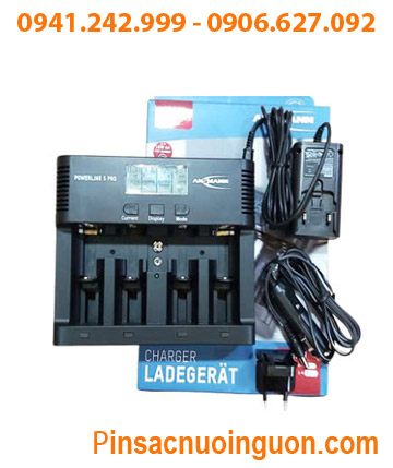 Máy sạc Ansman Powerline 5Pro _ có CỔNG USB _Sạc pin AA-AAA-C-D-9v _màn hình LCD _Đo dung lượng PIN _tự tắt điện
