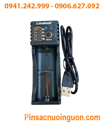Liitokala Lii-100B, Máy Sạc pin Liitokala Lii-100B (01 rảnh sạc cho pin 3.7V 3.2V 18650 26650 và NiMh 1.2V A AA AAA)