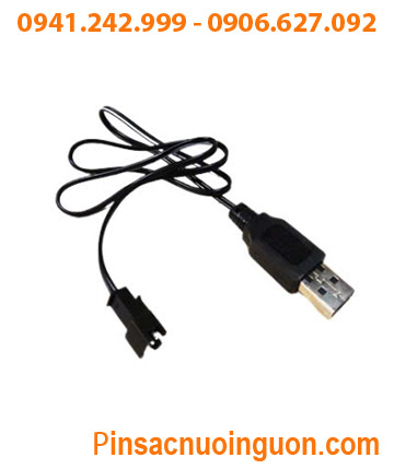 Cáp sạc SM-3.6V, Cáp sạc pin NiMh 3.6v với đầu Cáp USB 250mAh |HÀNG CÓ SẲN