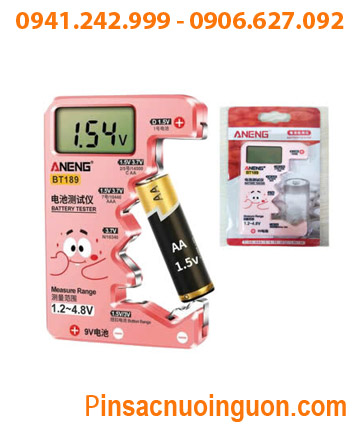 ANENG BT189, Dụng cụ Test kiểm tra tình trạng Pin 1.5v, 9v, 3v - AA/AAA/C/D/9V ANENG BT189 chính hãng