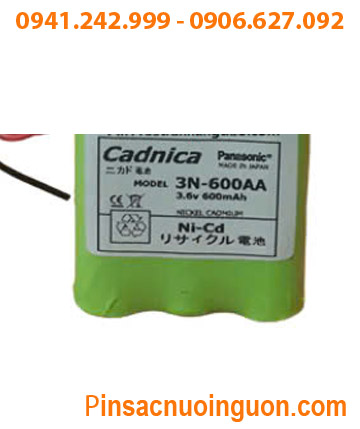 Panasonic CADNICA 3N-600AA, Pin nuôi nguồn Panasonic CADNICA 3N-600AA (3.6v 600mAh) /Xuất xứ NHẬT