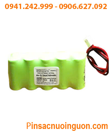 Pin nuôi nguồn 6V-2/3AA-700mAh, Pin sạc công nghiệp chất lượng cao GREPOW 6V-2/3AA-700mAh chính hãng