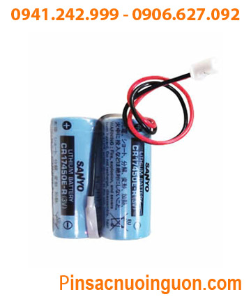 Sanyo 2CR17450E-R (2viên ghép đôi); Pin nuôi nguồn Sanyo 2CR17450E-R-CN-10 4400mAh /X.xứ NHẬT