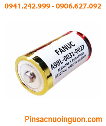 Fanuc A98L-0031-0027; Pin nuôi nguồn FANUC A98L-0031-0027 Alkaline 1.5v _Made in Belgium
