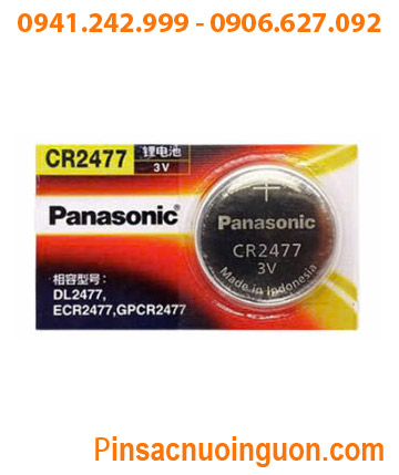 Pin Panasonic CR2477 _Pin CR2477; Pin nuôi nguồn Panasonic CR2477 lithium 3v _Made in Indonesia