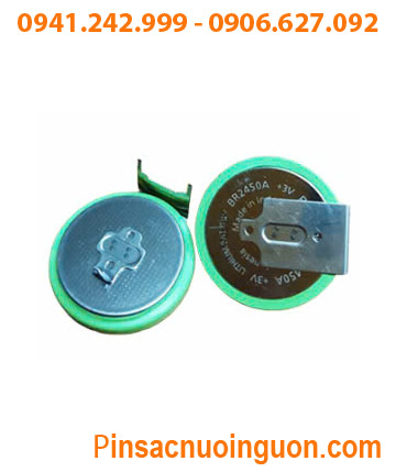 Panasonic BR2450A; Pin nuôi nguồn PLC Panasonic BR2450A lithium 3v _Made in Indonesia