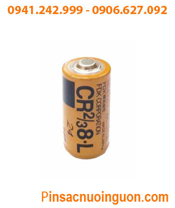 FUJI CR2/3 8.L; Pin nuôi nguồn PLC FUJI CR2/3 8.L lithium 3v 2/3A 1900mAh chính hãng, Xuất xứ NHẬT