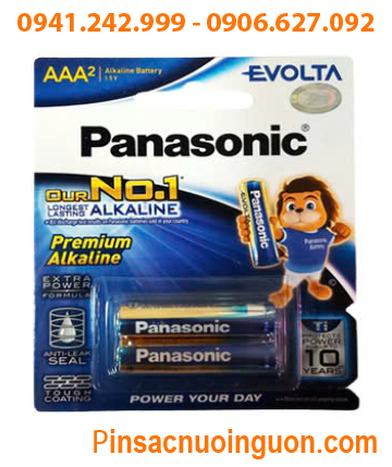 Panasonic LR03EG/2B; Pin AAA 1.5v Panasonic Evolta LR03EG/2B Made in ThaiLand (Vỉ 2viên)