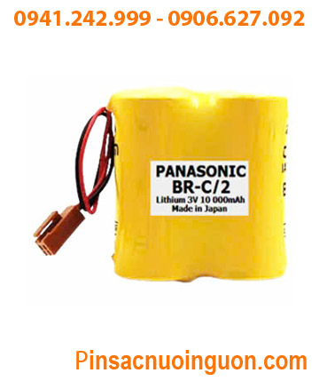Panasonic BR-C (bộ 2 viên ghép); Pin nuôi nguồn Panasonic BR-C lithium 3v 10000mAh, Xuất xứ NHẬT