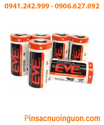 EVE CR17335; Pin nuôi nguồn EVE CR17335 lithium 3.0v (17mmx33.5mm) 2/3A 1500mAh chính hãng