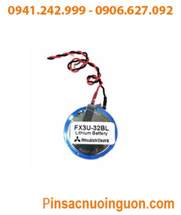 Mitsubishi FX3U-32BL; Pin nuôi nguồn Mitsubishi FX3U-32BL lithium 3v chính hãng, Xuất xứ NHẬT