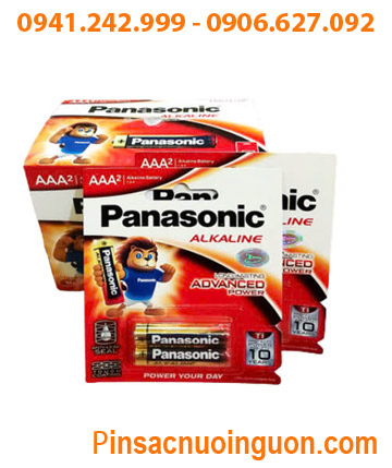 COMBO 1hộp 12vỉ Pin Alkaline AAA 1.5v Panasonic LR03T/2B chính hãng _Giá chỉ 282.000đ/ Hộp 24viên