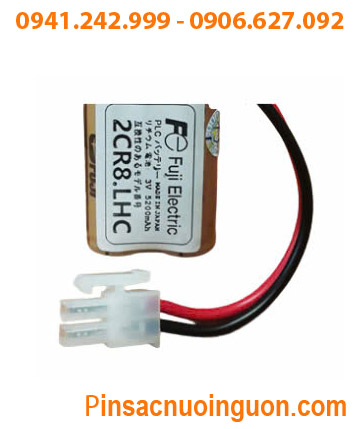 FUJI CR8.LHC (2 viên ghép đôi); Pin nuôi nguồn FUJI 2CR8.LHC lithium 3v 6000mAh, Xuất xứ NHẬT