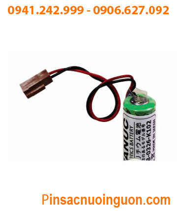 GE Fanuc A02B-0236-K102, Pin nuôi nguồn Fanuc A02B-0236-K102 lithium 3V 2500mAh, Xuất xứ Nhật