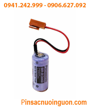 Panasonic BR17345 /Pin BR-2/3AG, Pin nuôi nguồn Panasonic BR17345 lithium 3V, Xuất xứ NHẬT
