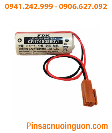 FDK CR17450SE ; Pin nuôi nguồn PLC FDK CR17450SE lithium 3v 4/5A 2500mAh chính hãng, Xuất xứ NHẬT