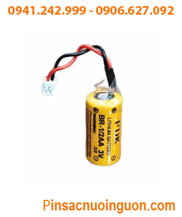 FDK BR-1/2AA, Pin nuôi nguồn PLC FDK BR-1/2AA lithium 3V 1/2AA 1000mAh chính hãng/ Xuất xứ NHẬT