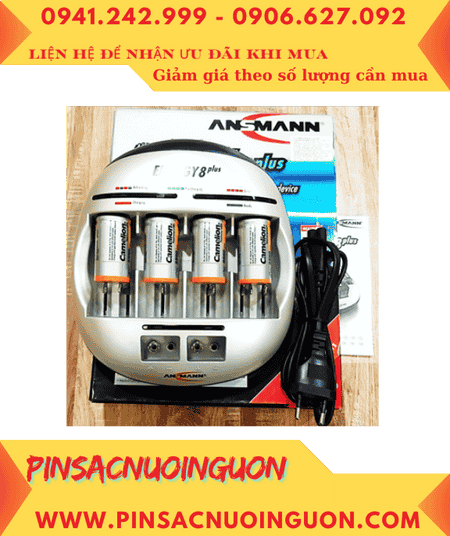 Energy 8Plus _Bộ sạc Pin Energy 8Plus kèm 4 pin sạc C Camelion NH-C3500BP2 (C3500mAh 1.2v)
