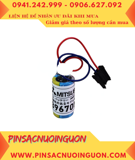 Mitsubishi B9670MC; Pin nuôi nguồn Mitsubishi B9670MC lithium 3.6v 1800mAh, Xuất xứ Nhật